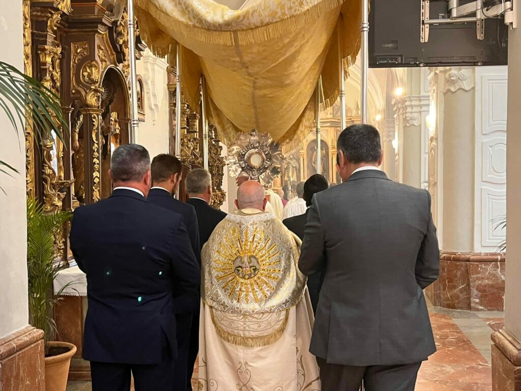 La celebración de la solemnidad del Cuerpo y la Sangre de Cristo en la Catedral cierra los cultos del Corpus Christi 2022 en Huelva