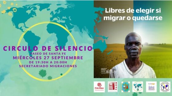Nueva cita de ‘Círculo de Silencio’ enmarcada en la 109ª Jornada Mundial del Migrante y el Refugiado