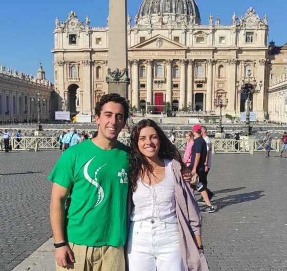 Dos jóvenes onubenses participan en Roma en el encuentro Together