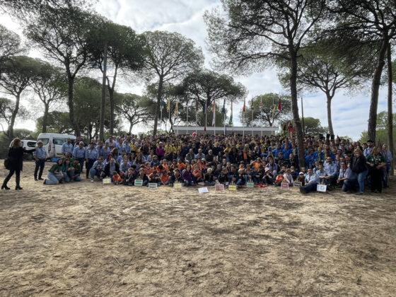 El Movimiento Scout Católico de Huelva inaugura la nueva «Ronda Solar».