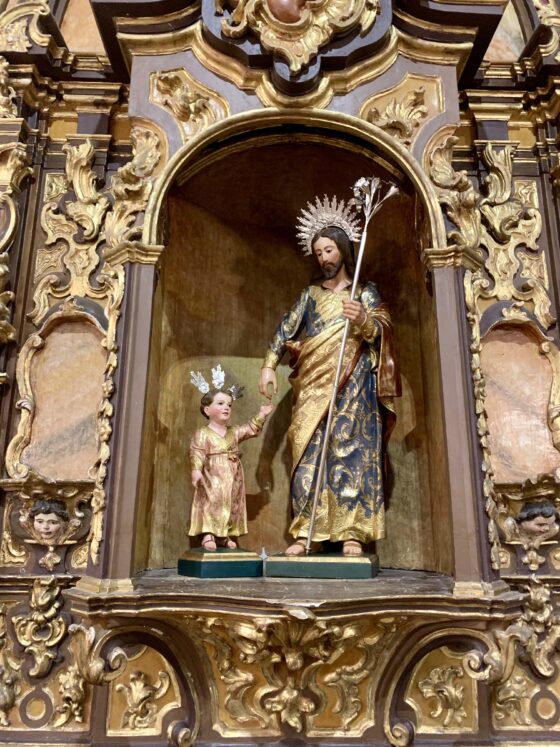 Restauradas las imágenes de San José y el Niño de la Catedral