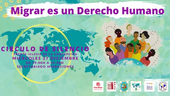 El Círculo de Silencio de Huelva cierra el año con una concentración por el derecho a migrar