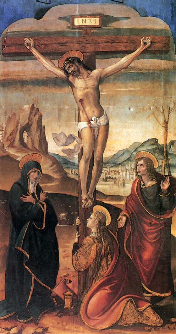 Cristo en el Calvario, del retablo de Cala