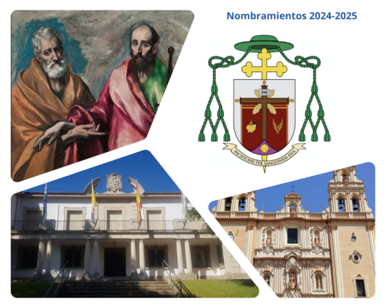 Nuevos nombramientos para el curso pastoral 2024-2025