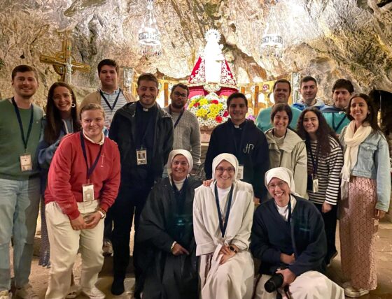 Los jóvenes de Huelva participan en la JEMJ en Covadonga