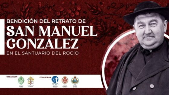 Jornadas en torno a San Manuel González: Bendición de su retrato en el Santuario del Rocío
