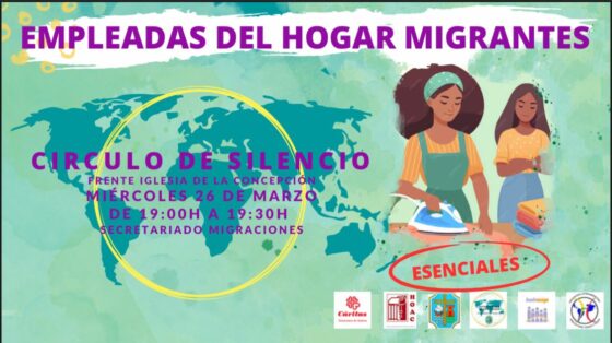 El Secretariado Diocesano de Migraciones presenta el próximo Círculo de Silencio