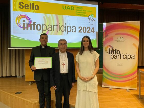La Diócesis de Huelva, galardonada con el Sello Infoparticipa por su transparencia institucional