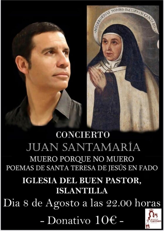 El Templo del Buen Pastor de La Antilla acoge un concierto benéfico del artista Juan Santamaría