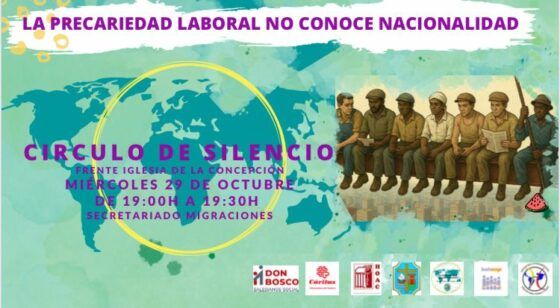 El Secretariado de Migraciones convoca al segundo Círculo de Silencio del curso pastoral