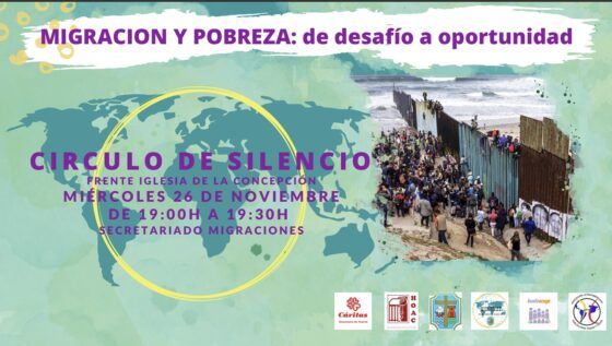 El Secretariado de Migraciones convoca el tercer Círculo de Silencio del curso pastoral