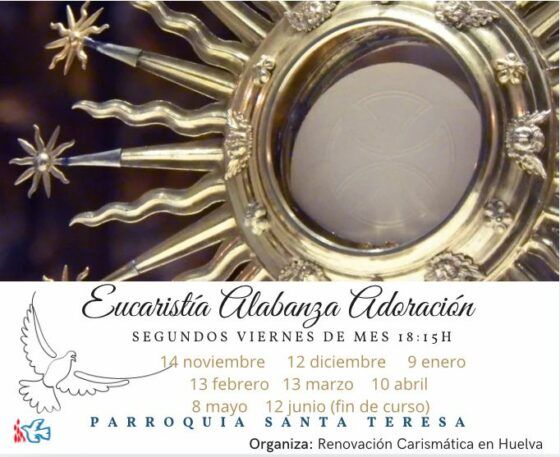 La Renovación Carismática Católica de Huelva celebra el tercer encuentro de oración del presente curso pastoral