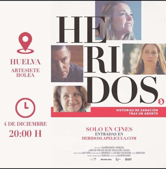 La Delegación de Familia y Vida invita a la proyección de la película “Heridos” en Huelva