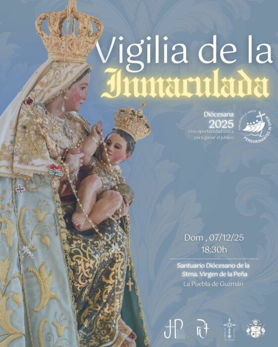 Vigilia Diocesana de la Inmaculada en el Santuario de la Virgen de la Peña